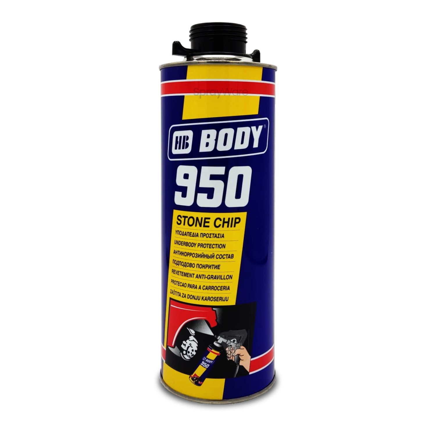 HB Body 950 Stone Chip Protection Underbody 1L - SprayWare