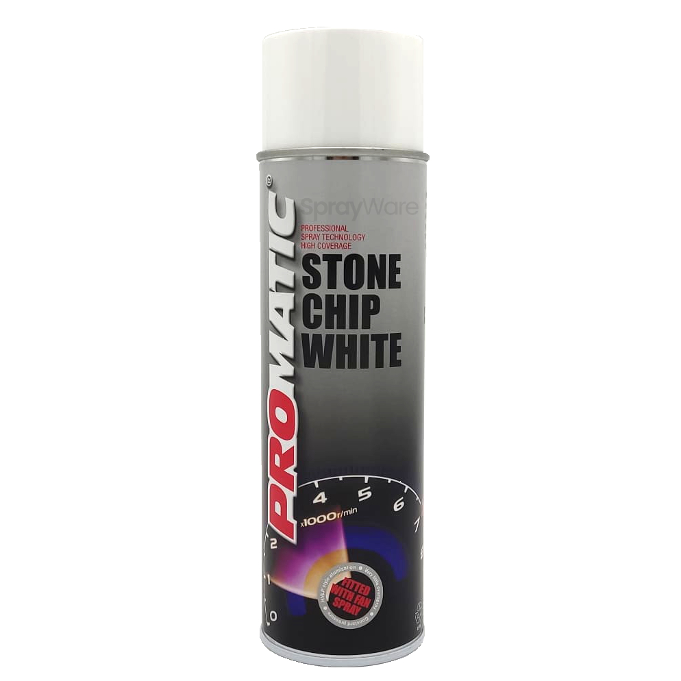 Promatic Stone Chip Paint Aerosol Spray – 500ml Can, Grey Color, Protective Coating