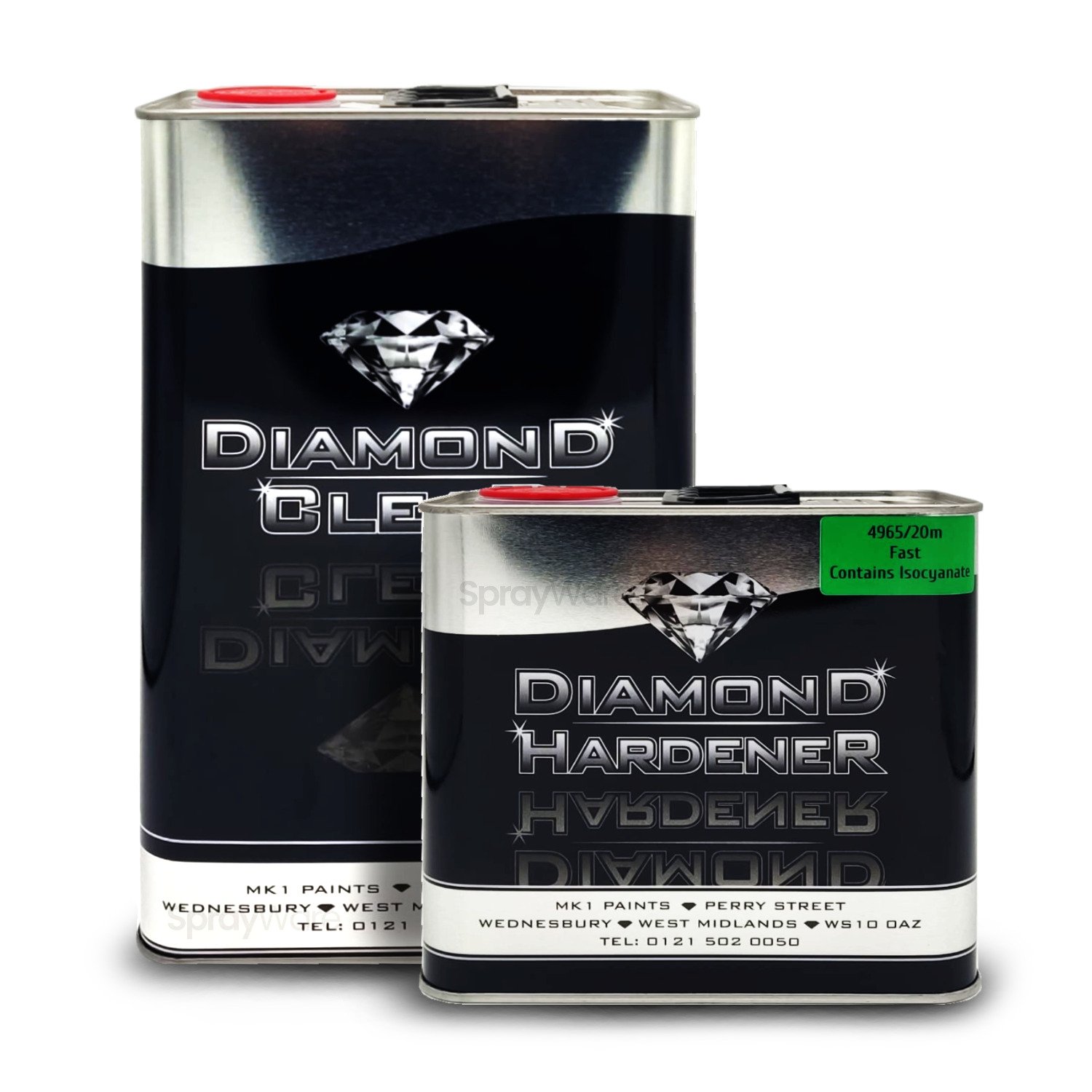 Diamond Scratch Resistant Clearcoat Lacquer Kit 5L SprayWare
